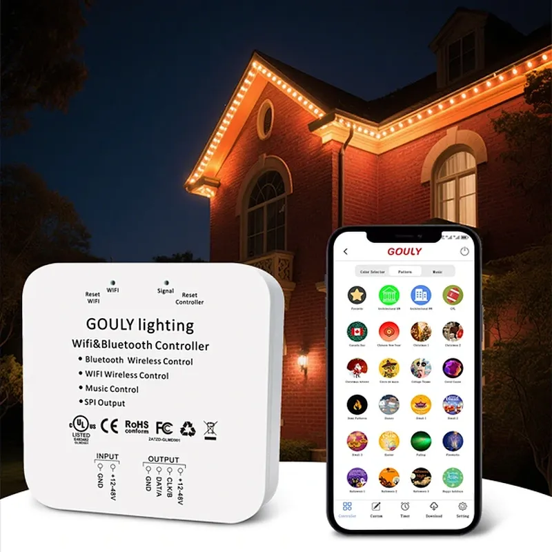 DC24V Intelligent Outdoor Waterproof RGB LED Module Light